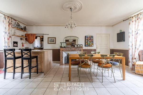 Demeure de maître avec maison d’amis en coeur de bourg