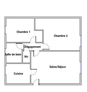 T3 Drancy 55.71 m²