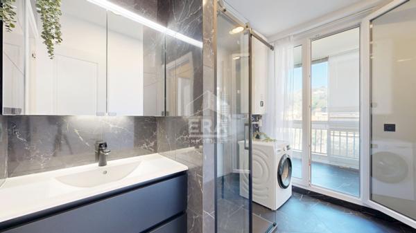 NICE - BAUMETTES : JOLI 3 PIÈCES AVEC TERRASSE, BALCON VUE DÉGAGÉE VILLE ET MER