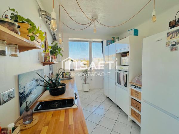 3/4 pièces avec aperçu mer