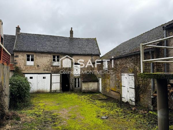 Maison de ville avec dépendances , terrain