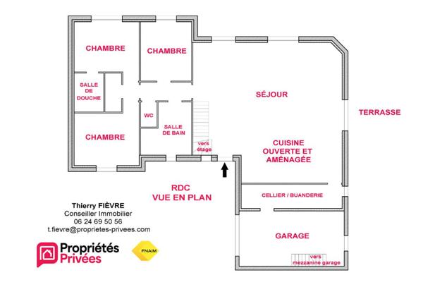 A VENDRE  BOURGUEIL 37140  MAISON RÉCENTE 2019 165 M2 5 CHAMBRES DPE A