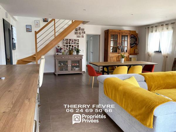 A VENDRE  BOURGUEIL 37140  MAISON RÉCENTE 2019 165 M2 5 CHAMBRES DPE A