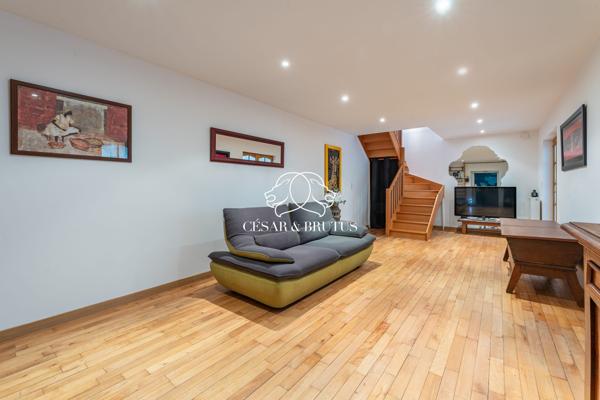 Ensemble immobilier avec maison, terrasse et local commercial quartier du port