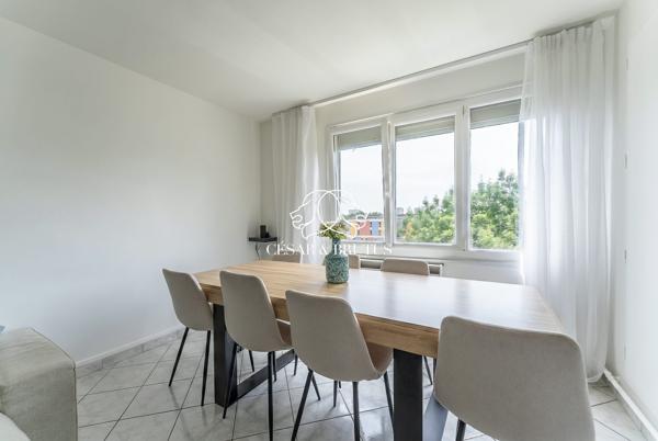 Lumineux T4 avec balcon, cave, climatisation et 3 chambres –Saint Priest