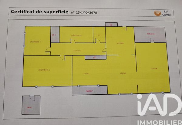 Appartement à vendre 4 pièces 87,31 m² Beauvais