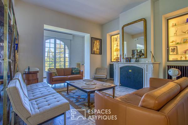 Villa d’élégance intemporelle en surplomb de la Sorgue