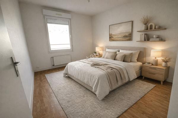 Appartement 3 pièces à vendre à Orvault - Confort et calme à proximité des commodités