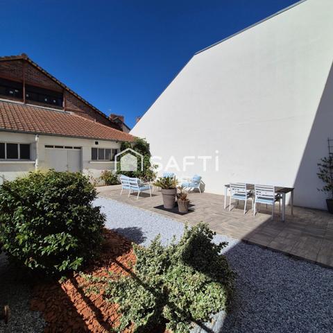 Plain pied avec terrasse et parking privatif!