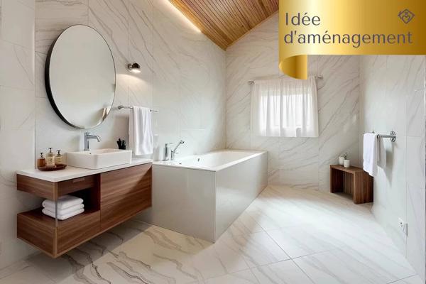 T4 – DERNIER ÉTAGE lumineux et plein de charme à MARIGNIER