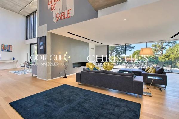 À vendre Anglet Chiberta - Villa d'architecture contemporaine entre lac et pinède