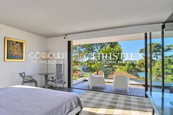 À vendre Anglet Chiberta - Villa d'architecture contemporaine entre lac et pinède