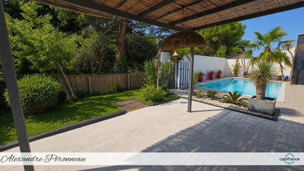La Rochelle – Élégante maison contemporaine 4ch de plain-pied avec piscine, au calme absolu