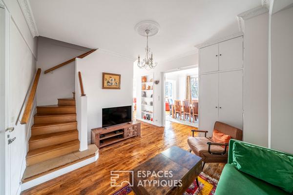 Duplex Art Déco à l’orée du Bois de Boulogne et du Jardin du Ranelagh