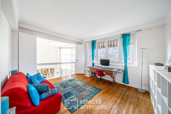 Duplex Art Déco à l’orée du Bois de Boulogne et du Jardin du Ranelagh