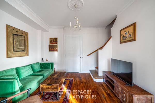 Duplex Art Déco à l’orée du Bois de Boulogne et du Jardin du Ranelagh