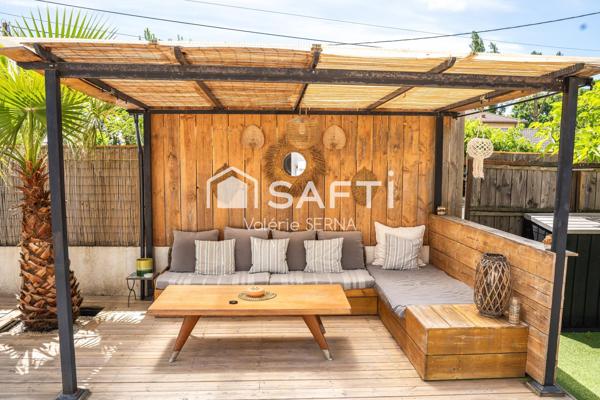Coup de cœur pour cette maison rénovée avec belle terrasse et garage
