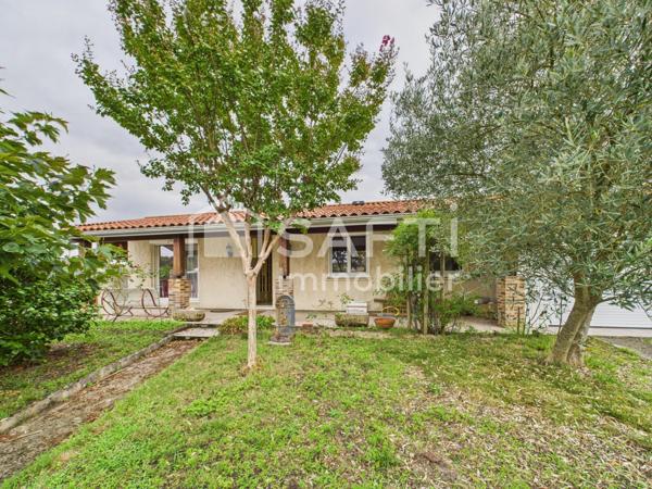 À vendre au Haillan, proche centre, charmante maison familiale de 88 m² avec garage de 22 m2, sur un terrain de 434 m²