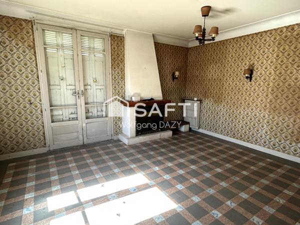 Maison à rénover avec du cachet et fort potentiel