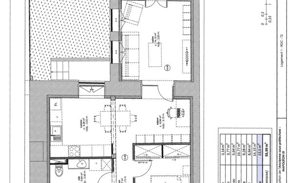 Appartement à vendre    2 pièces • 55,99 m2 Argentan