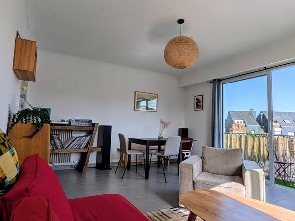 A vendre NANTES/ZOLA appartement 2 chambres/cave/double garage/ balcon Sud