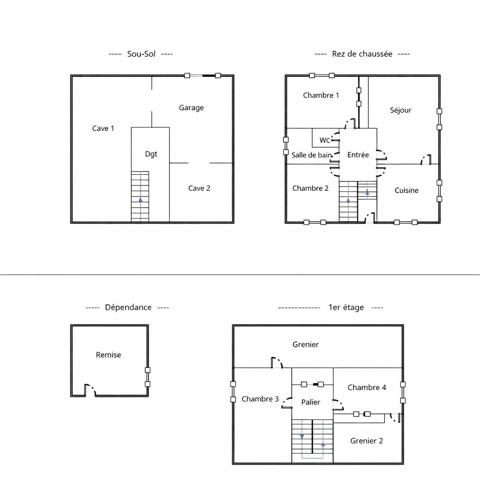 Maison familial avec jardin