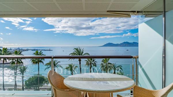 Magnifique 2 pièces avec vue mer panoramique – Croisette