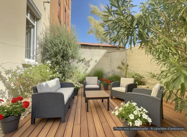 Appartement Lyon Studio T1bis de 36 m2 avec cour privative de 30m²