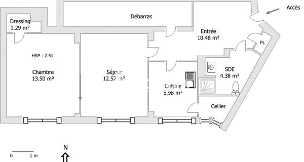 Location Appartement 2 pièces 48.2 m² - Sainte-foy-lès-lyon 69110