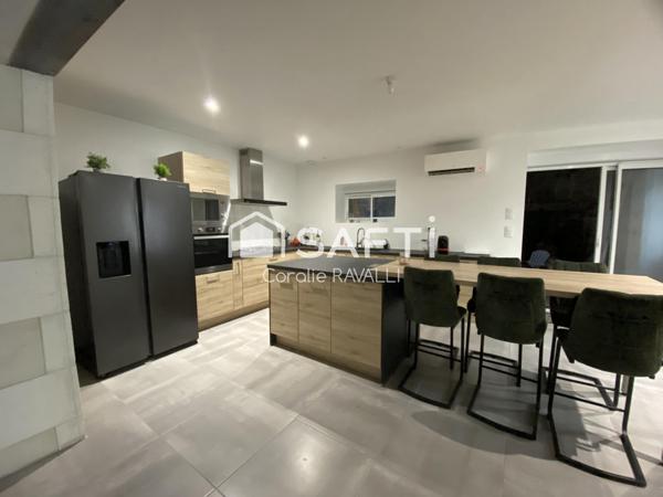 Maison rénovée avec goût, alliant charme de l’ancien et confort moderne