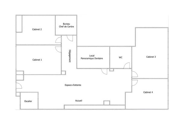 Local commercial MONTMORENCY- 7 pièces - 197.90 m2