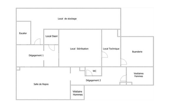 Local commercial MONTMORENCY- 7 pièces - 197.90 m2