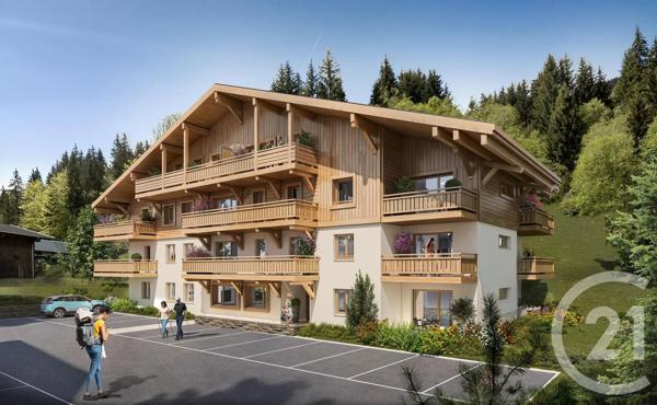 Appartement F3 à vendre  3 pièces - 47 m 2   THOLLON LES MEMISES  - 74