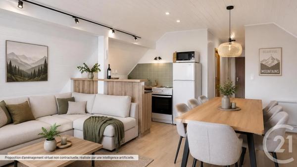 Appartement F3 à vendre  3 pièces - 47 m 2   THOLLON LES MEMISES  - 74