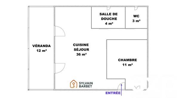 83100 TOULON - HAUT DE VILLA 2 PIECES AVEC VERANDA ABRIS LOCAL PARKING - QUARTIER DARBOUSSEDES - BUS 10