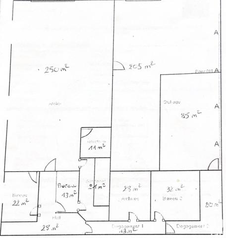 Atelier à vendre 728 m² Senones