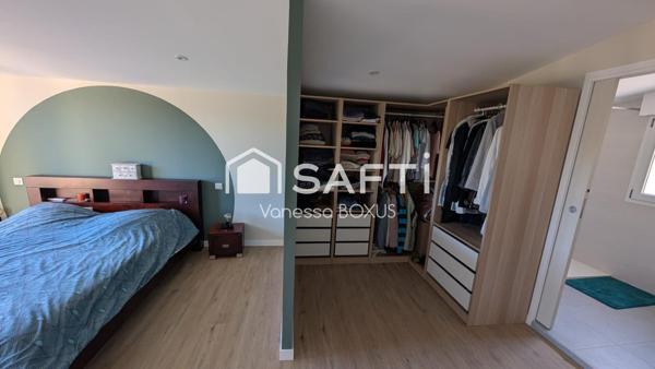 Maison de plain pied à Samazan avec 4 chambres et piscine