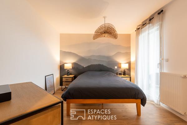 Appartement écrin contemporain en étage élevé