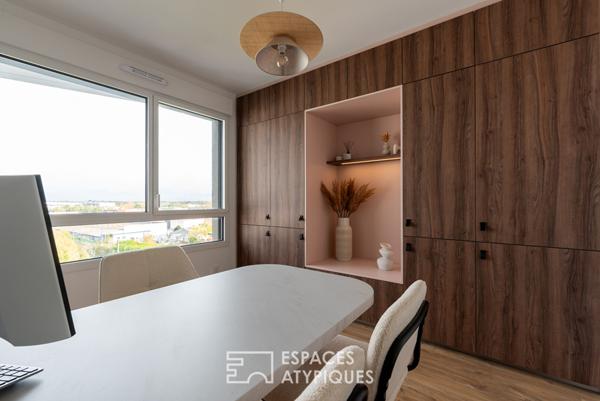 Appartement écrin contemporain en étage élevé