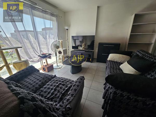 Appartement à vendre Saint Gilles Croix De Vie - 3 pièces, 63m² avec 2 chambre(s) à 263 125€ - AJP Immobilier St-Gilles-Croix-de-Vie