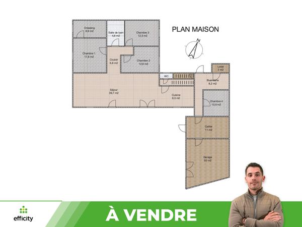 Maison 5 pièces - 133 m²