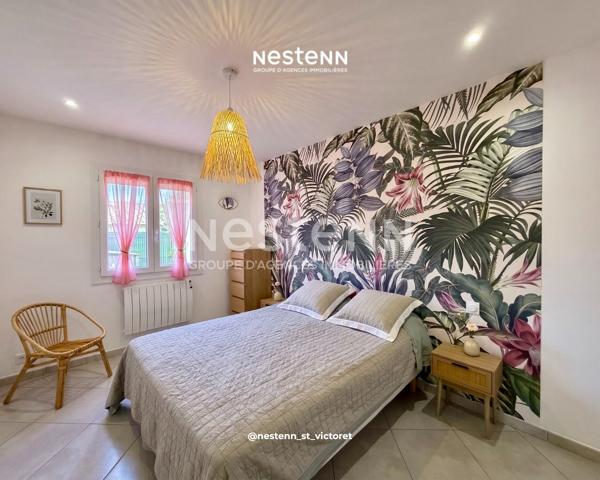 Maison T4 d'environ 115m² avec garage, jardin et piscine dans un lotissement sécurisé