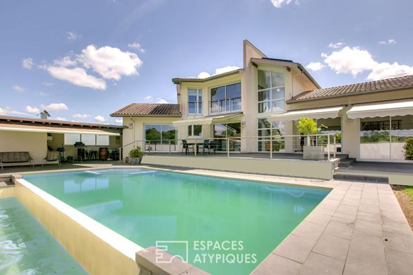 Maison d’architecte aux portes du futur golf