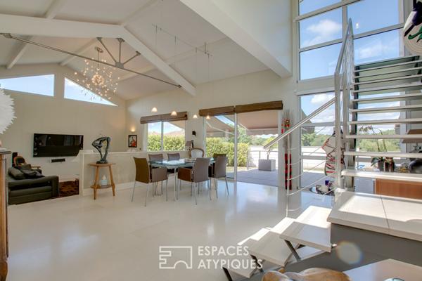 Maison d’architecte aux portes du futur golf