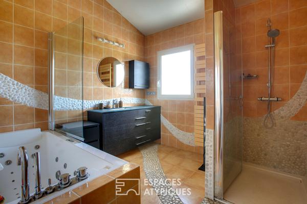 Maison d’architecte aux portes du futur golf