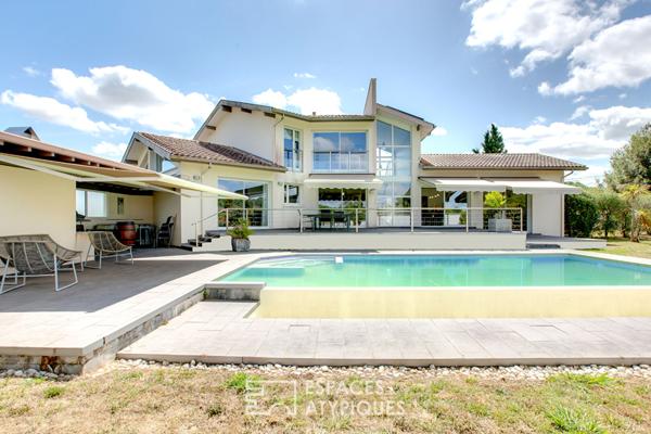 Maison d’architecte aux portes du futur golf