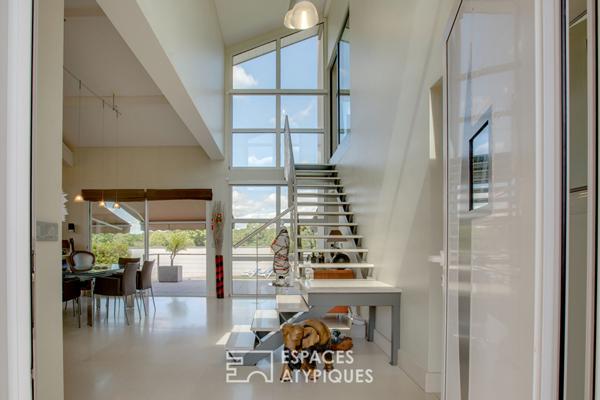 Maison d’architecte aux portes du futur golf