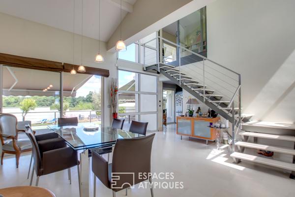 Maison d’architecte aux portes du futur golf