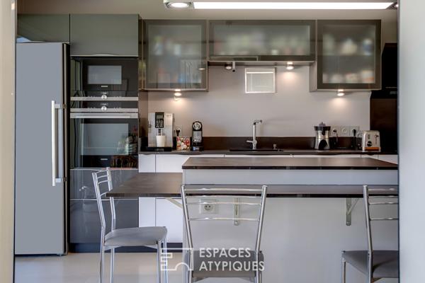 Maison d’architecte aux portes du futur golf