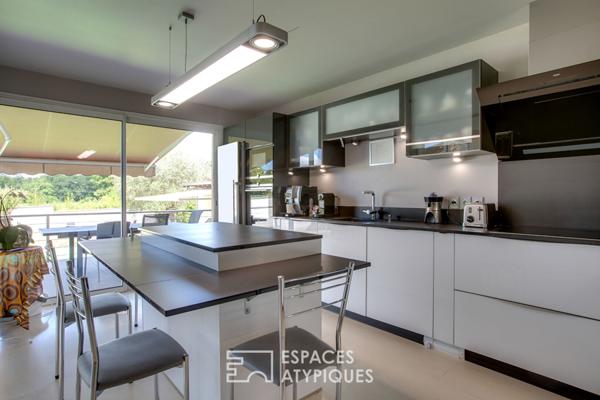 Maison d’architecte aux portes du futur golf